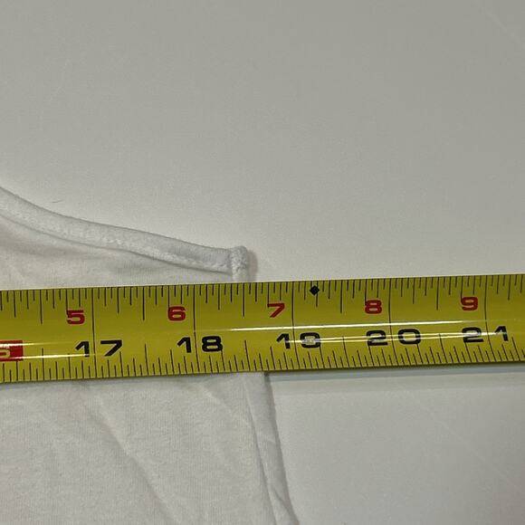 Patagonia Women’s Small Pastel P-6 Logo Organic Cotton High Neck Tank Top White - Picture 8 of 14